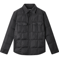gxgjeans 冬季轻薄衬衫短款羽绒服男式羽绒服男