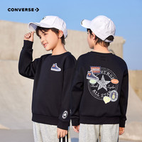 Converse匡威童装儿童卫衣2025中大童本命年男女童打底衫红色拜年服 白色 春秋毛圈 120 /60 【身高110-116cm】