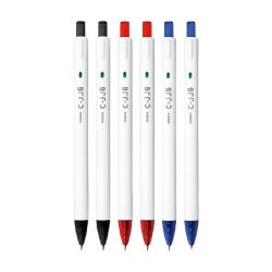 斑马牌 日本ZEBRA斑马笔中性笔jj6黑色0.5笔芯手账笔用水笔