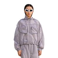 波司登（BOSIDENG）奥莱夏季防晒衣女ANNAKIKI联名连帽防紫外线时尚外套 水银灰8025 XS 155/80A