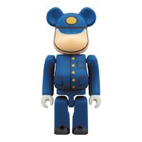 BE@RBRICK 东武铁道SL大树工程师100%积木熊暴力熊 bearbrick潮流玩具手办