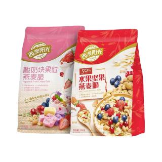 SEAMILD 西麦 坚果酸奶块果粒燕麦脆350g