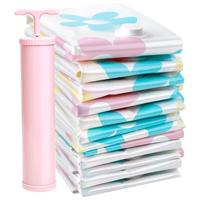 DR.STORAGE 收纳博士 压缩袋套装 太阳花 9件套(特大号4+中号4+手泵1)