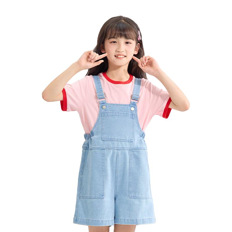 【背带裤】浅蓝