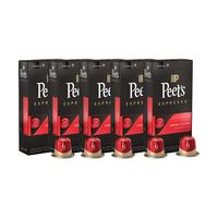 皮爷咖啡Peet's Coffee皮爷peets胶囊咖啡50颗装（强度9*5 醇黑奶香） 法国【新】