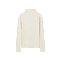 六只兔子（six rabbit）6RBI椰油美肤肌底衣早秋薄款打底衣百搭高领秋衣内搭外穿显瘦修身 白色 L 80-120