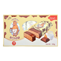 康吉 Konti 俄罗斯罗尼大牛巧克力味威化饼干330g