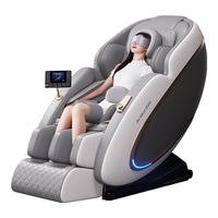 志高按摩椅家用太空舱2024全身全自动多功能零重力十大品牌电动智能按摩沙发实用送爸爸 升级白+岫玉机芯+眼罩+艾草腰腹带+语音+臀足推拿 送爸爸老人母亲节长辈爱人实用