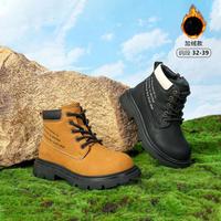 TEENMIX 天美意 秋冬季男女童马丁靴百搭校园保暖短靴儿童靴子