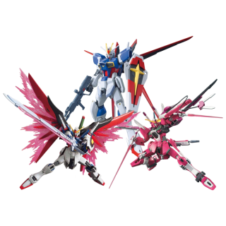 万代HG 1/144红金异端突击自由命运无限正义高达拼装模型
