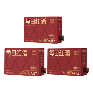 LADY PENGUIN 醉鹅娘 每日红酒 经典1号 红葡萄酒 3000ml