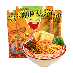 臭宝 螺蛳粉头道鲜汤300g*3袋(水煮型)装方便速食米粉米线 大片腐竹