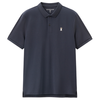 GIORDANO 佐丹奴 针织弹力珠地布短袖Polo衫男款