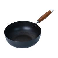 AMERCOOK 小铁锅迷你无涂层炒锅不粘锅一人食炒菜锅燃气电磁炉