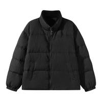 2024冬季GXG男士纯色肌理百搭立领短款羽绒服男外套鸭绒