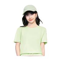 浪莎短袖女夏季2025年半袖正肩防晒t恤UPF50+宽松凉感透气上衣 多巴胺绿 UPF50++++ M