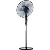 AUX 奥克斯 FS1608RC 落地扇 五叶三档机械款 黑色