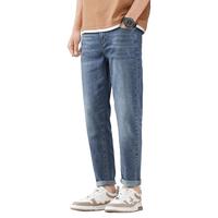 2024直筒裤韩版百搭休闲通勤牛仔裤长裤男