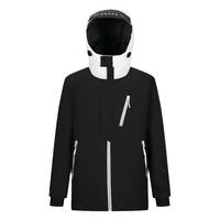 波司登滑雪系列中款男士连帽户外滑雪风衣鹅绒羽绒服