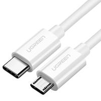 UGREEN 绿联 type-c转microusb快充数据线耳机麦克风mdr1adac安卓充电适用于华为oppo红米ipadpro小米手机笔记本电脑