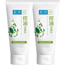 曼秀雷敦 肌研洗面奶女保湿舒控油缓祛痘清洁去角质温和洁面乳