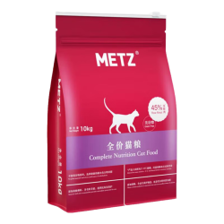 METZ 无谷物生鲜猫粮 全价全阶段通用鲜肉全品种宠物猫咪主食猫粮 共10.2kg