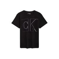 卡尔文·克莱恩/Calvin Klein 简约线形字母印花 男士短袖T恤