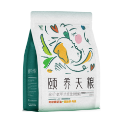 耐威克 颐养天粮全价老年犬粮 烘焙鲜肉粮1.6kg 7岁以上老龄犬通用狗粮