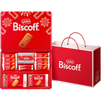 和情比利时焦糖饼干零食饼干曲奇GB655铁罐655G