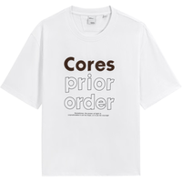 GXG男装 白色质感面料短袖T恤 2024年夏季G24X442104 白色 175/L