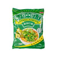 桶达人泡面方便面懒人速食夜宵绿色蔬菜非油炸面饼含香菜食品袋装款 香菜面110g*5包