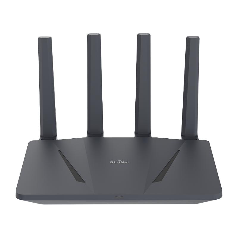 GL.iNet GLiNet AX1800路由器家用千兆wifi6智能旁路由双频无线多网口nas网络存储支持防火墙桌面