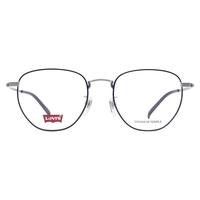 Levi's/李维斯 钛材 男士眼镜框 ECJ蓝色+银色 单镜架