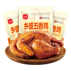 乡盛 山东五香扒鸡 500g*3只