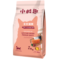 佰萃粮 小时趣猫粮 通用型成幼发腮英美短蓝猫干粮 (三文鱼+蛋黄+鳀鱼)三拼粮8kg