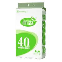 YOOSON 雨森 yusen 木浆卫生纸家用卷家庭装宿舍加大卷40卷