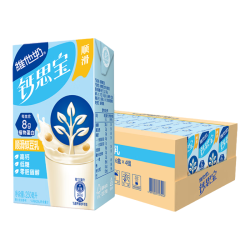 维他奶 钙思宝顺滑醇豆乳250ml*24盒 分享装