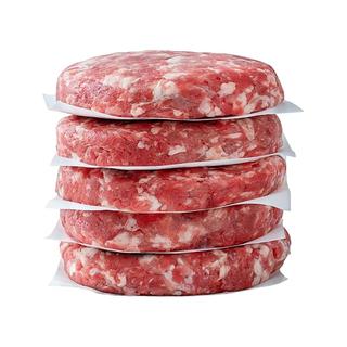 小牛凯西牛肉馅饼整切原谷饲雪花和牛儿童早餐汉堡牛排店