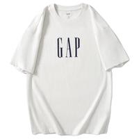 Gap 盖璞 男女装2024夏季纯棉字母印花logo短袖T恤宽松上衣546487