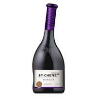 J.P.CHENET 买1赠2 香奈 梅鹿辄干红葡萄酒 750ml  法国原瓶进口 歪脖子 13.5度