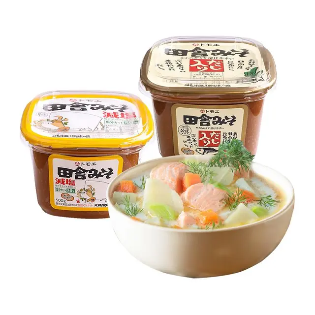 福山田舍日本白味增酱进口原装一休味噌汤酱减盐大酱料包