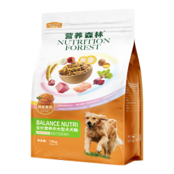 麦富迪 营养森林肉松系列 全价营养中大型犬成犬狗粮 10kg