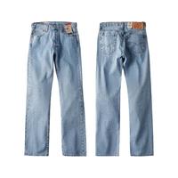 Levi'sLevi’s/李维斯501直筒牛仔裤男浅色水洗舒适百搭牛仔裤
