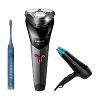 PHILIPS【超级桶】飞利浦电动剃须刀S1113+电吹风机8132+电动牙刷2471