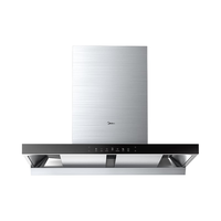 美的 Midea双腔家用油烟机 24爆炒大吸力 挥手智控 一键自净洗 WiFi智控 变频巡航 抽油烟机CXW-140-TJY5