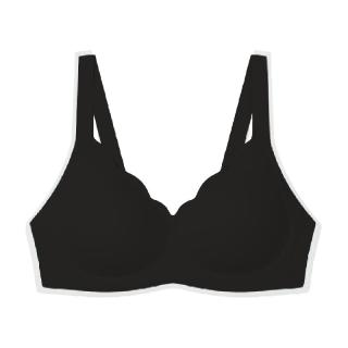 Ubras 钻石纱软支撑花瓣小胸聚拢无痕内衣女文胸罩