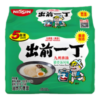 出前一丁九州浓汤猪骨汤风味油炸方便面5包500g 