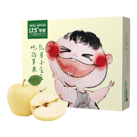 农夫山泉 NONGFU SPRING17.5°苹果 黄元帅奶油 新鲜水果礼盒 宝宝辅食 黄香蕉苹果 L果80#10枚【走亲访友力荐】