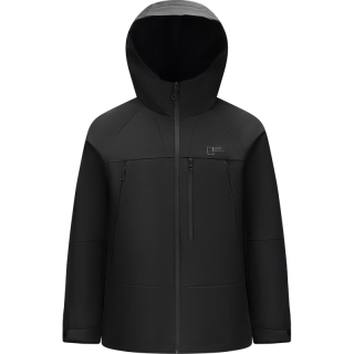 森马 防护外套|中国国家地理系列羽绒服男三合一2024冬装 黑色（番鸭绒）