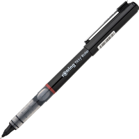 红环(rOtring)中性圆珠笔0.7mm德国品质 高颜值签字笔黑色 走珠笔针管头系列黑色装